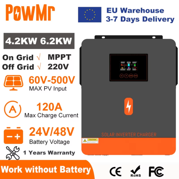 Hybrid Solar Inverter120A Solar Charger